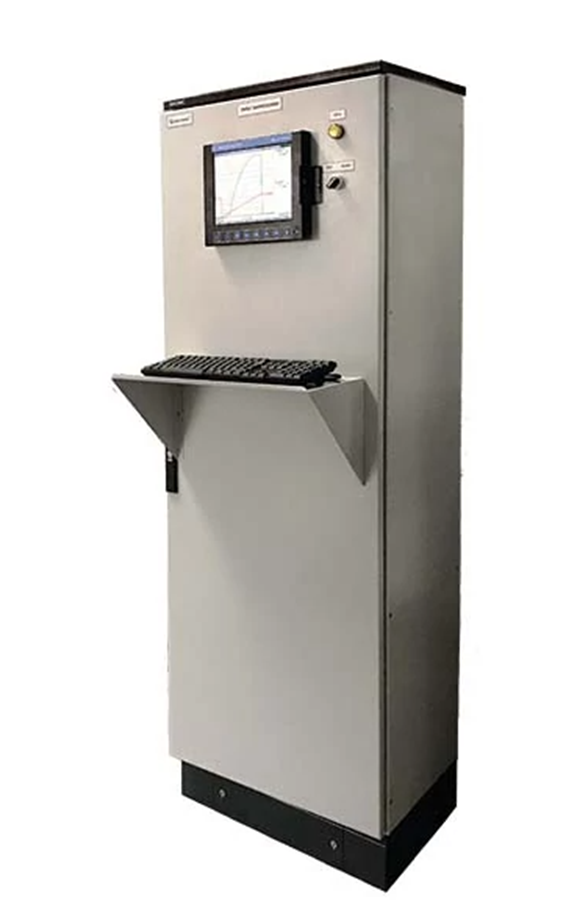 Поставочный комплект напольного шкафа контроля качества запрессовки колесных пар.