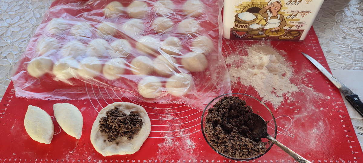 В процессе приготовления