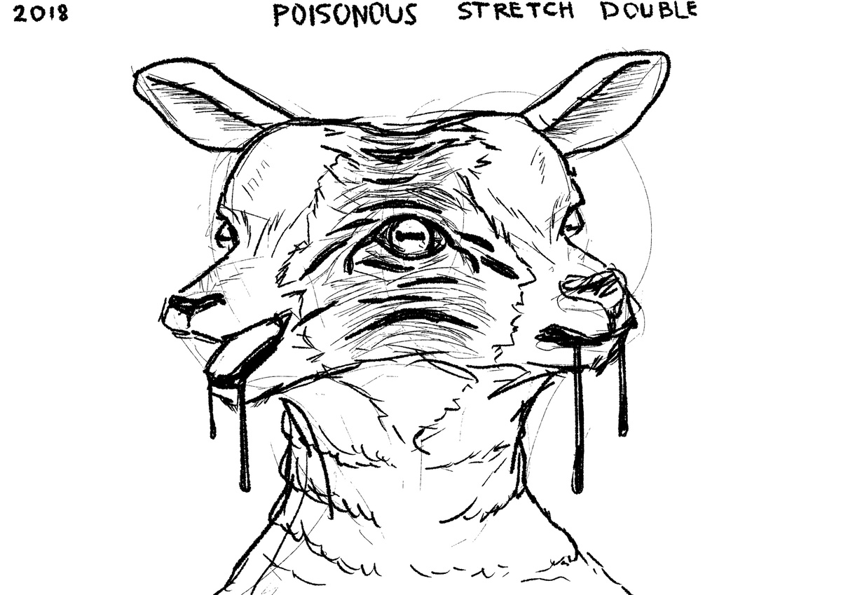 Двойная голова ягненка - скетч Маринетт Морте