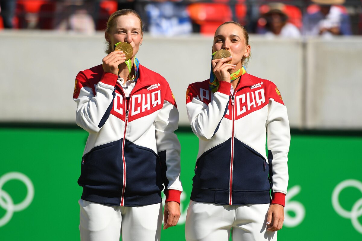 Global Look Press📷Екатерина Макарова и Елена Веснина на Олимпийских играх 2016 года в Рио