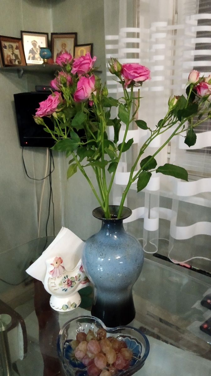 Фото автора. Букет мне от невестки.