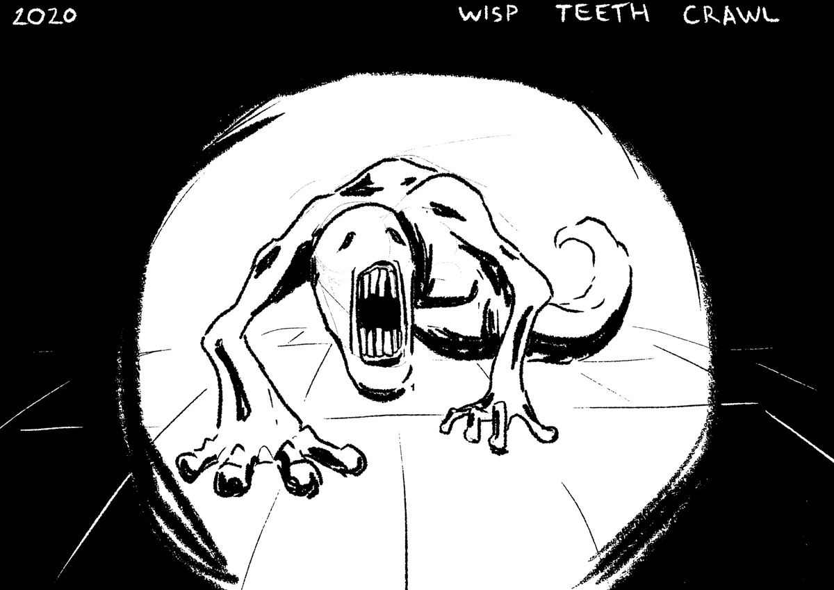 Острые зубы ползут- сектч Маринетт Мортем