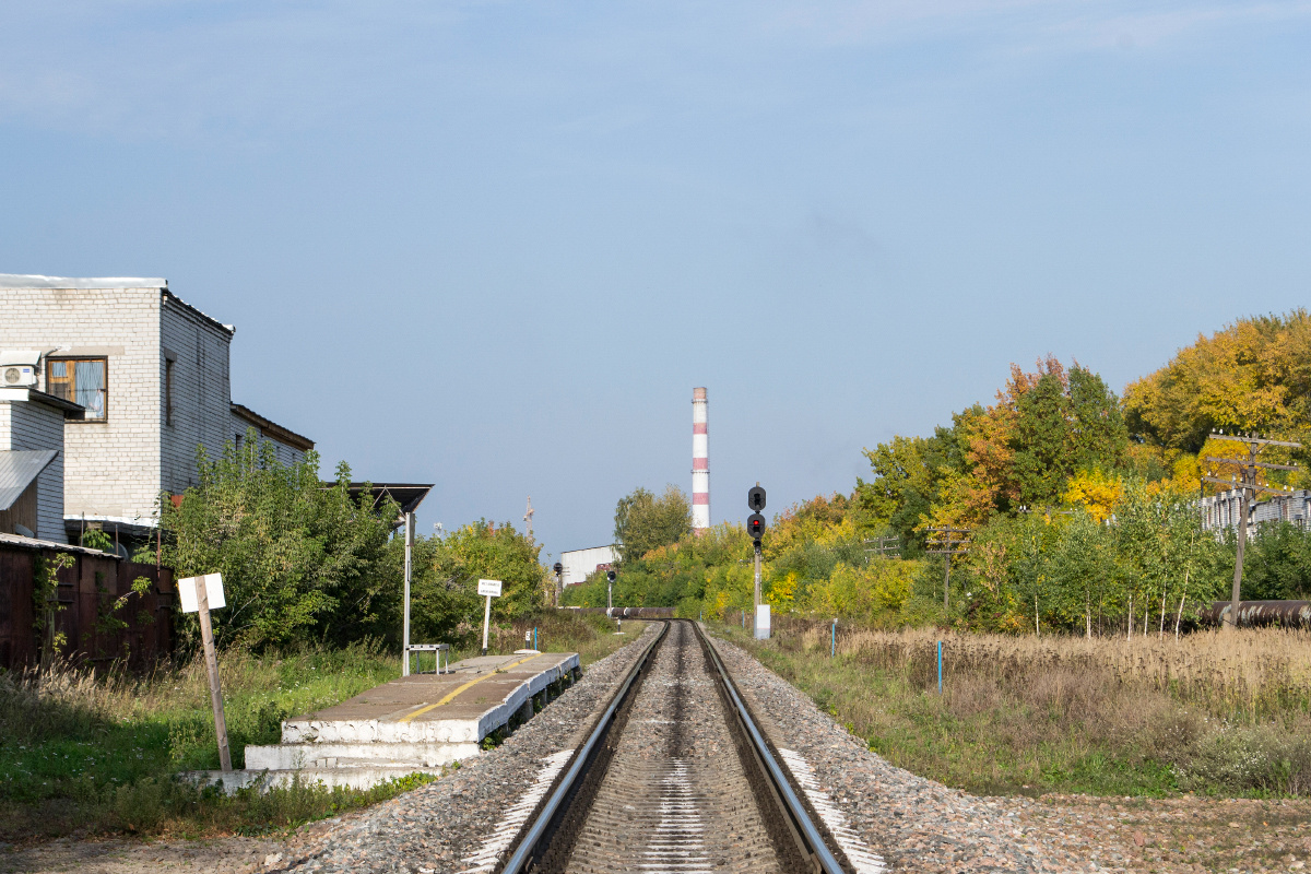 © Богдан Альбертович / Wikimedia Commons / CC BY-SA 4.0 (О.п. 108 км на перегоне Аксаматово – Йошкар-Ола линии Зеленый Дол – Яранск, 2016 г.)