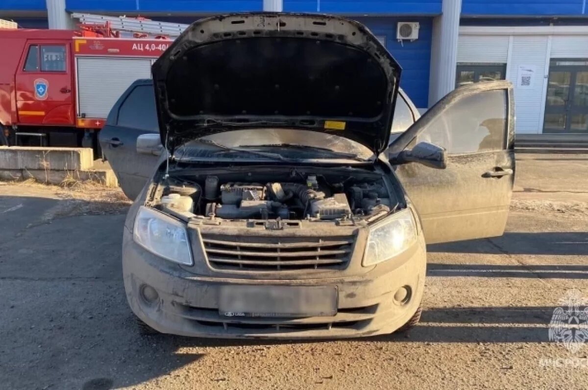    «Лада Гранта» загорелась на автозапуске в Ижевске