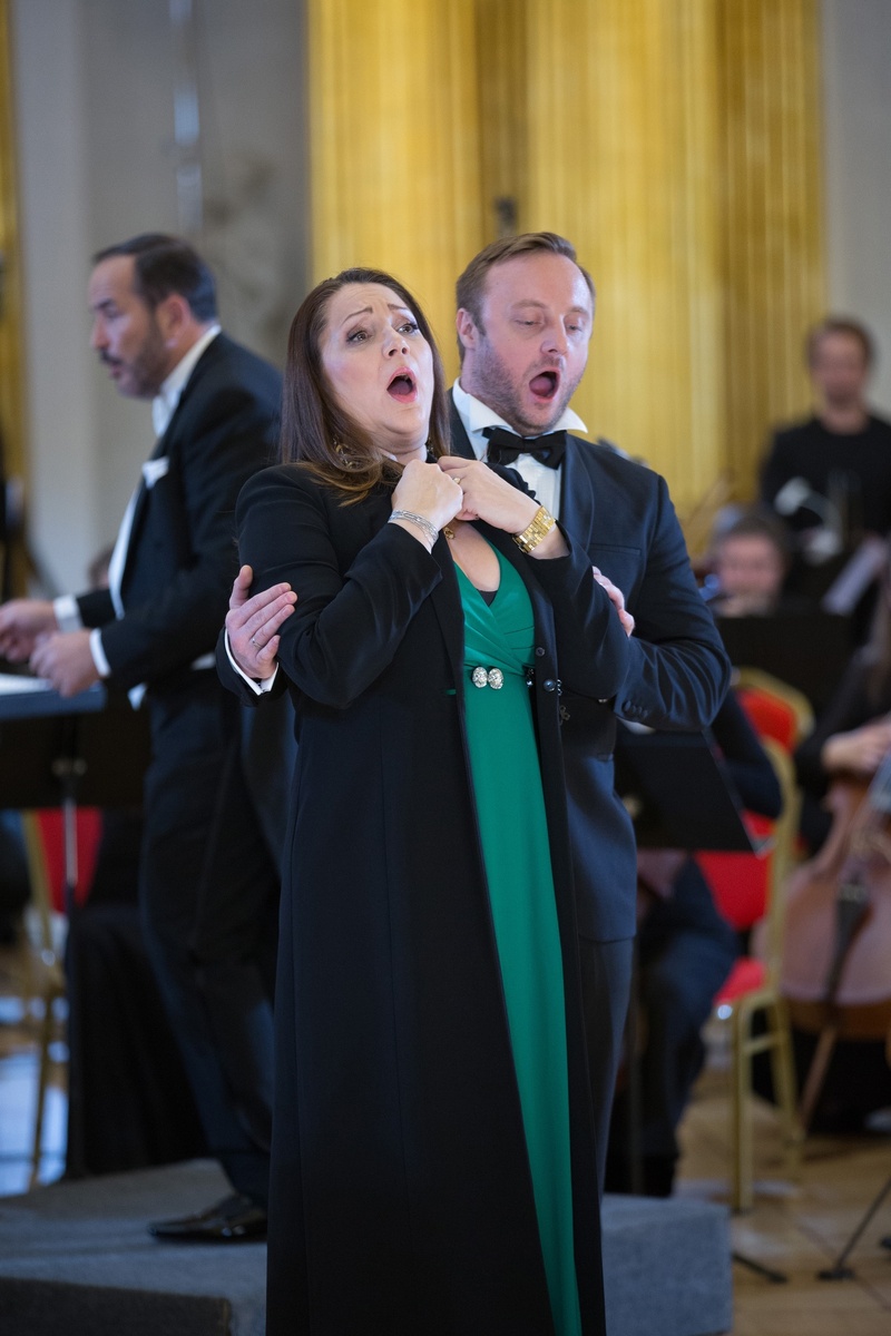 «Музыкальные юбилеи 2023» в Гербовом зале Государственного Эрмитажа. Фото: пресс-служба фестиваля «Дворцы Санкт-Петербурга»