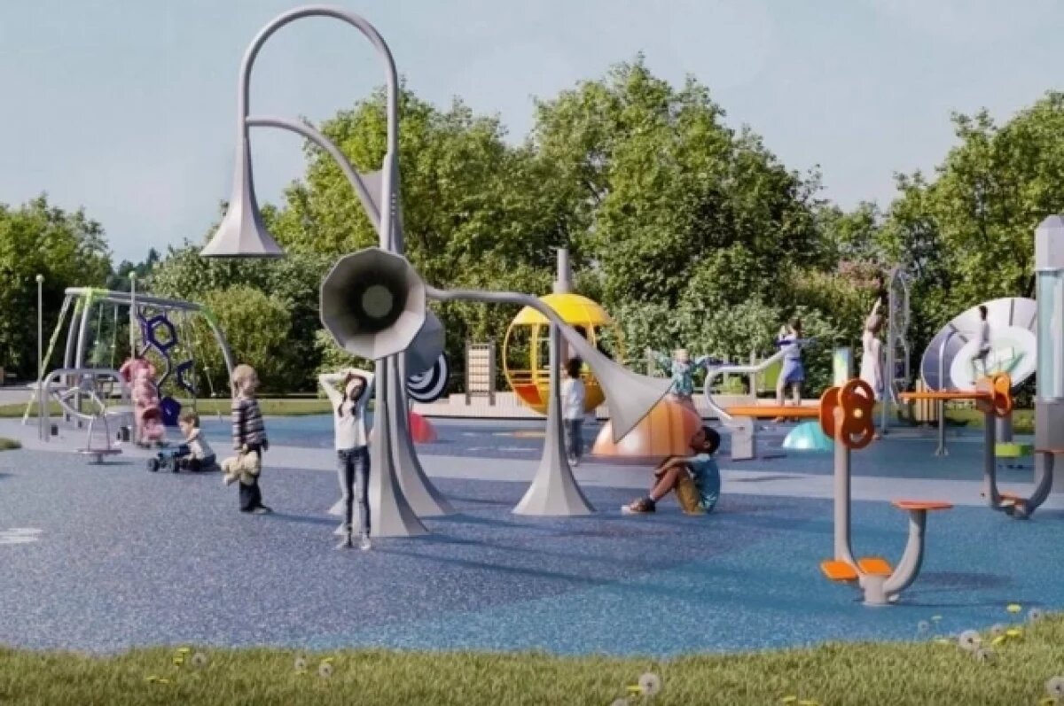    Научную детскую площадку благоустроят в сквере Ветеранов в Пскове