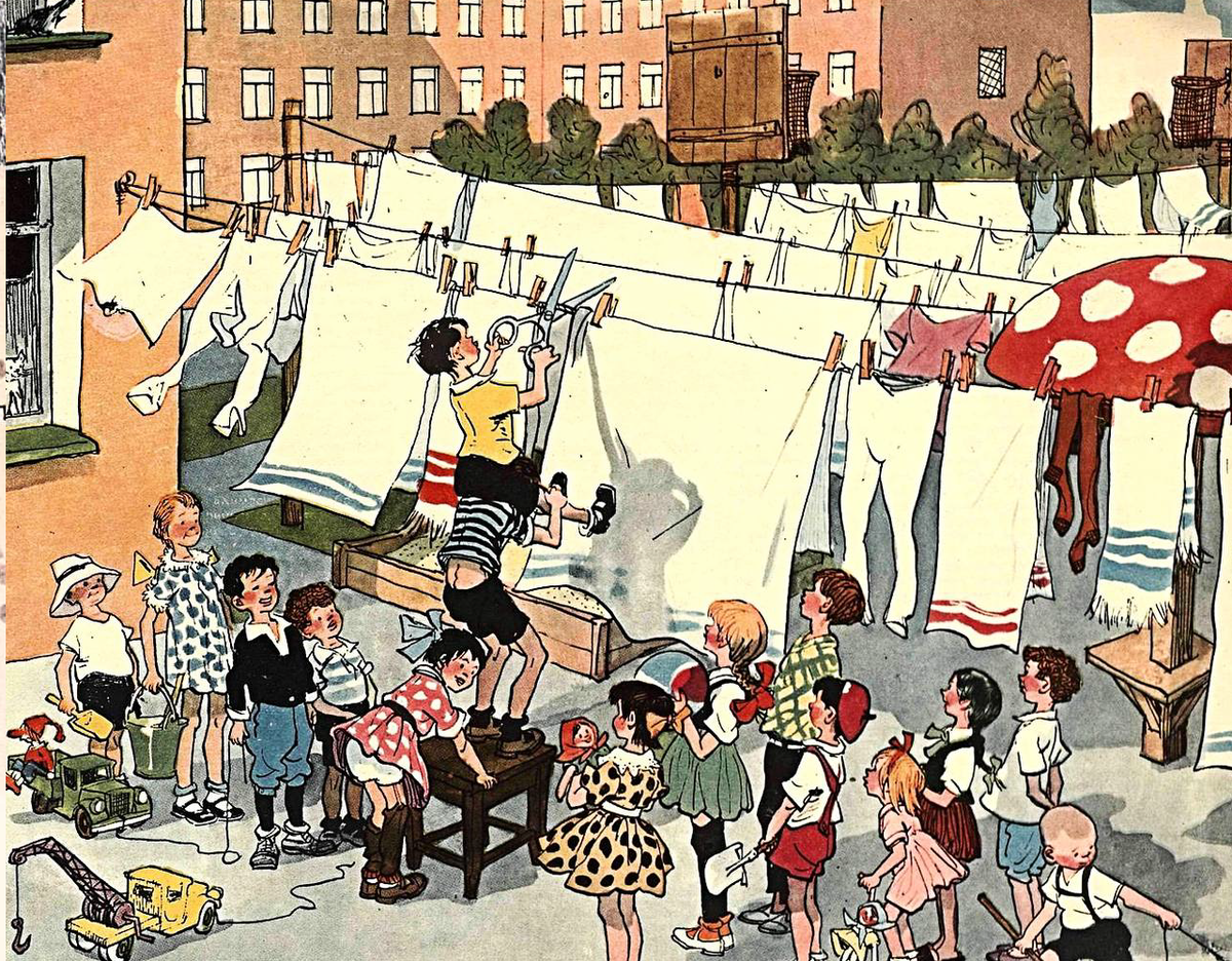 художник И. Семенов, карикатура из журнала "Крокодил" 1962 года