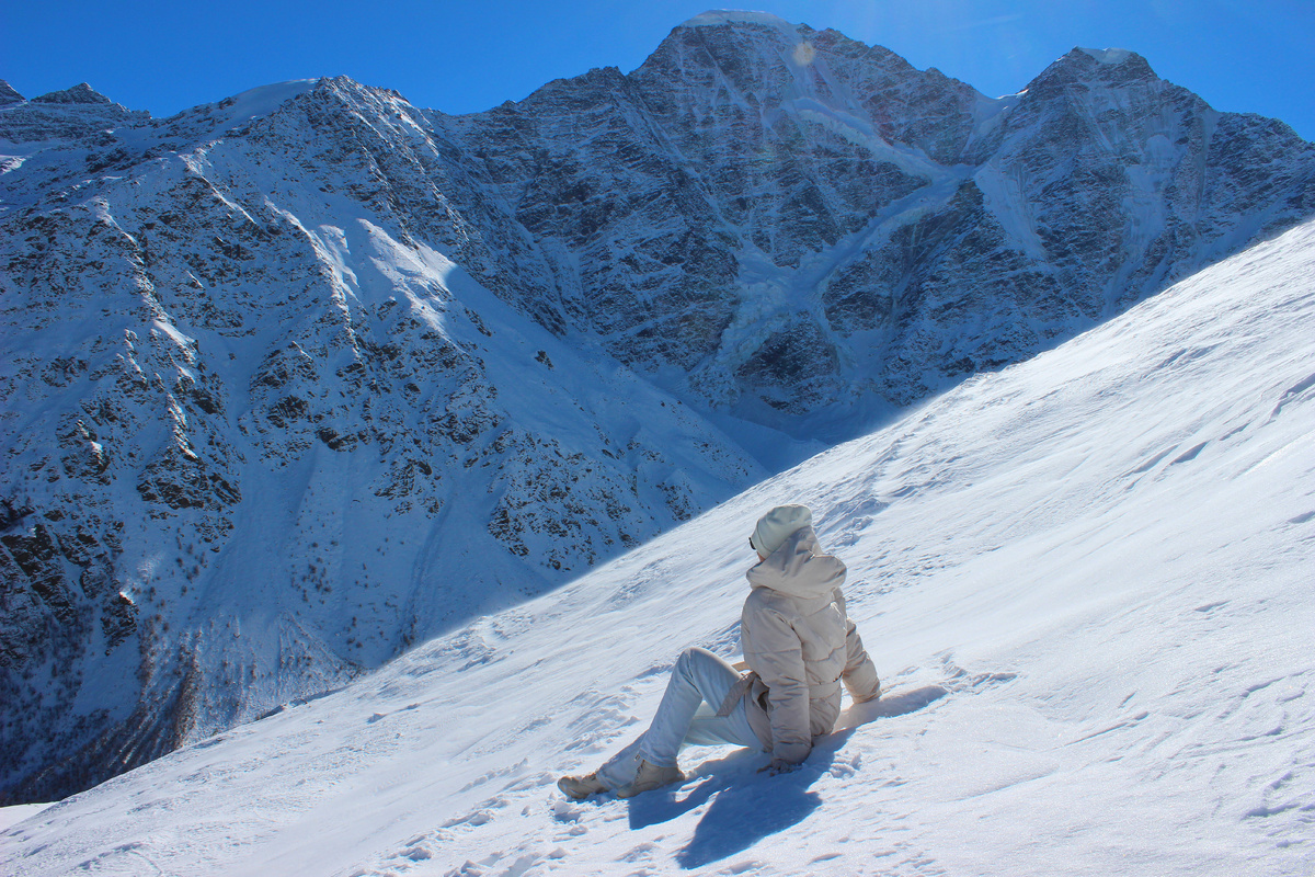 На горе Чегет - красота невероятная