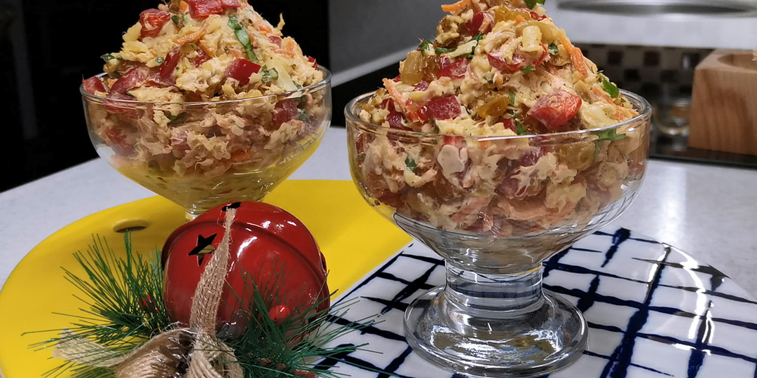 Гости наяривают, а догадаться никто не может. Вот это вкус! Новый салат "Гурман" на Новый год, покоряет даже самых капризных