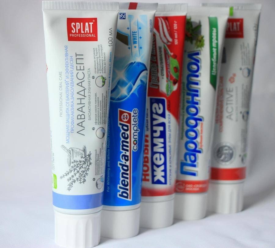 Разнообразие зубных паст 