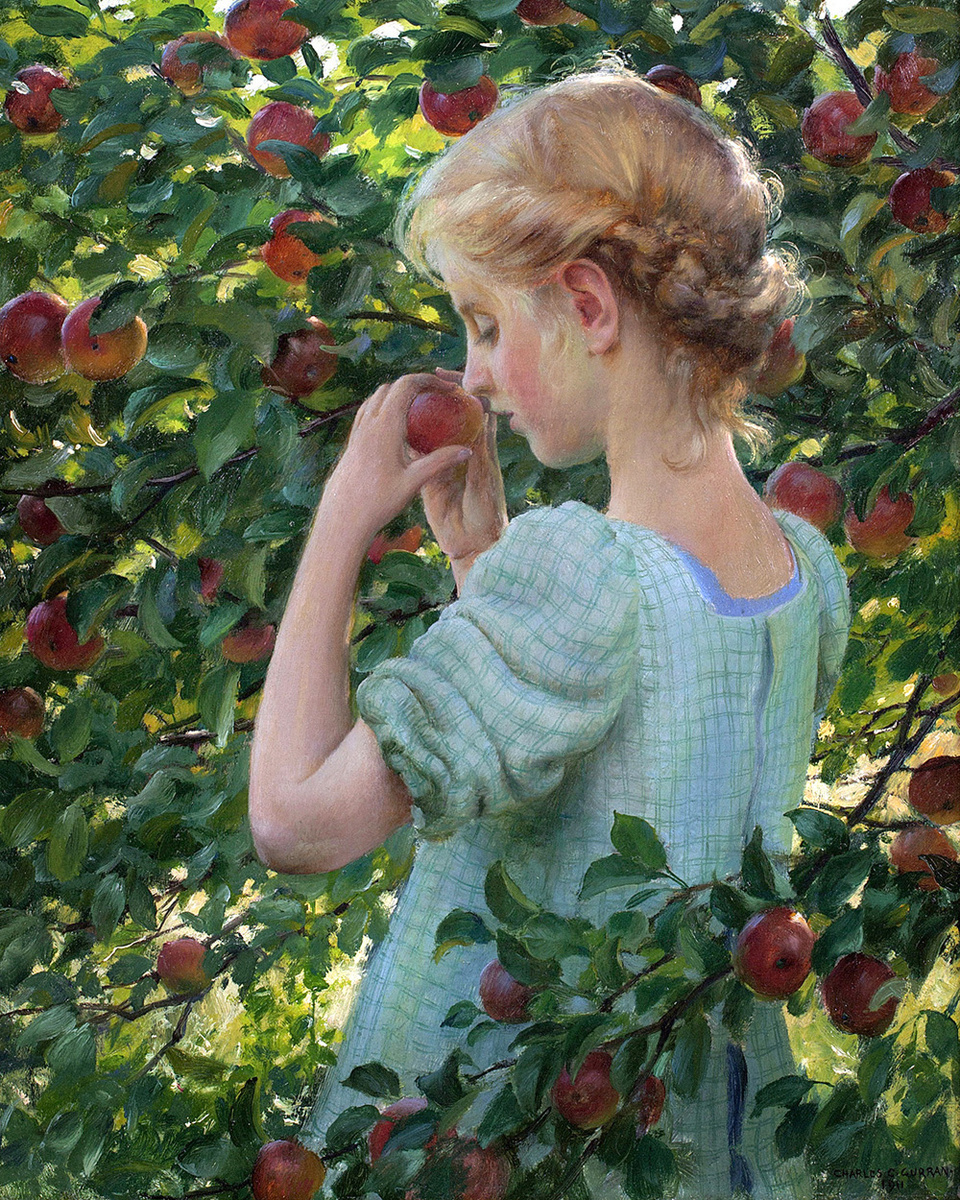 Чарльз Кортни Карран. "В саду".