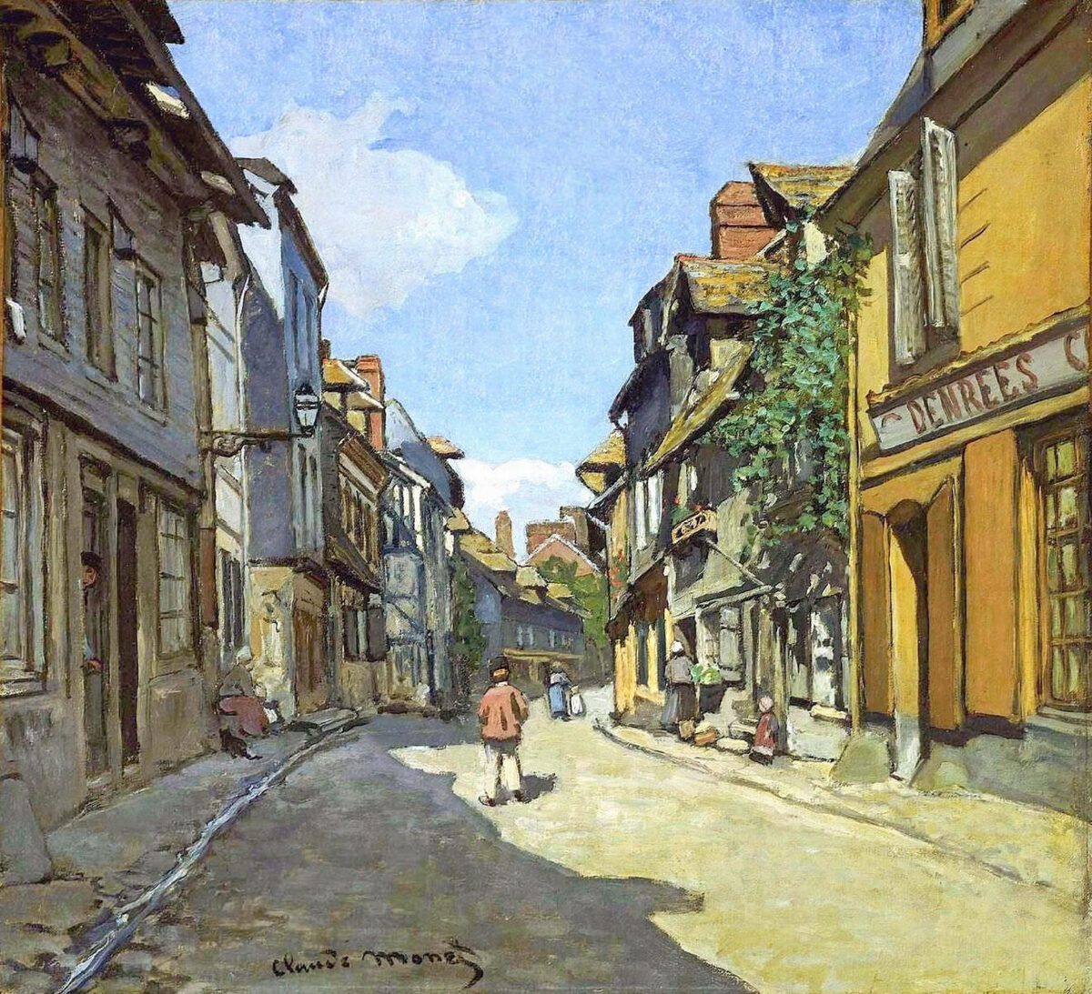 Клод Оскар Моне – Rue de La Bavolle в Онфлере