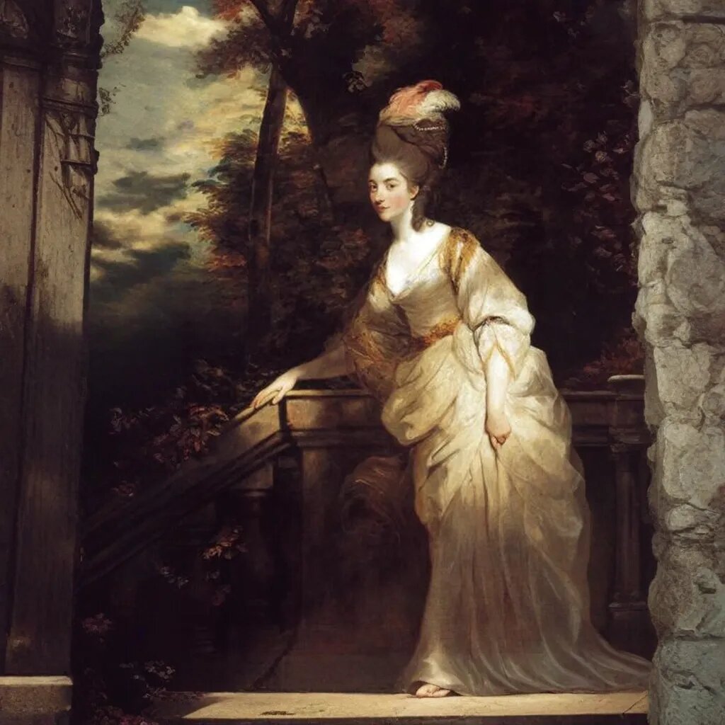 Джорджиана, герцогиня Девонширская на картине сэра Джошуа Рейнольдса