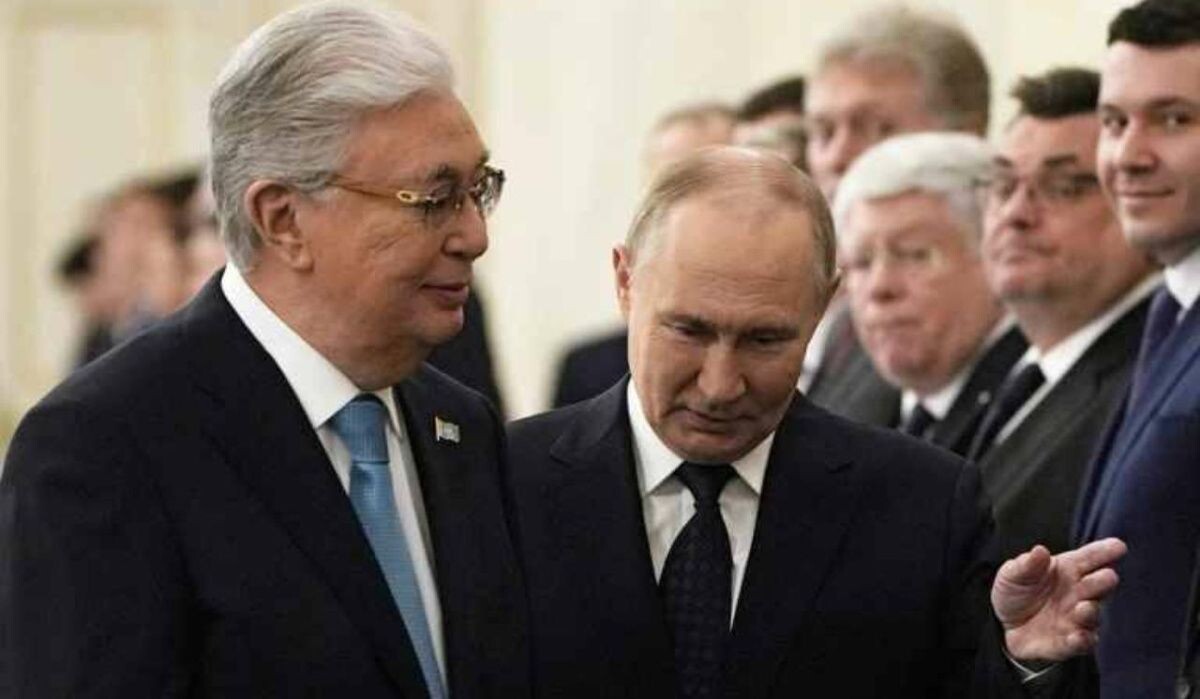     Путин и Токаев. Источник: rbc.ru Автор фото: Турар Казангапов