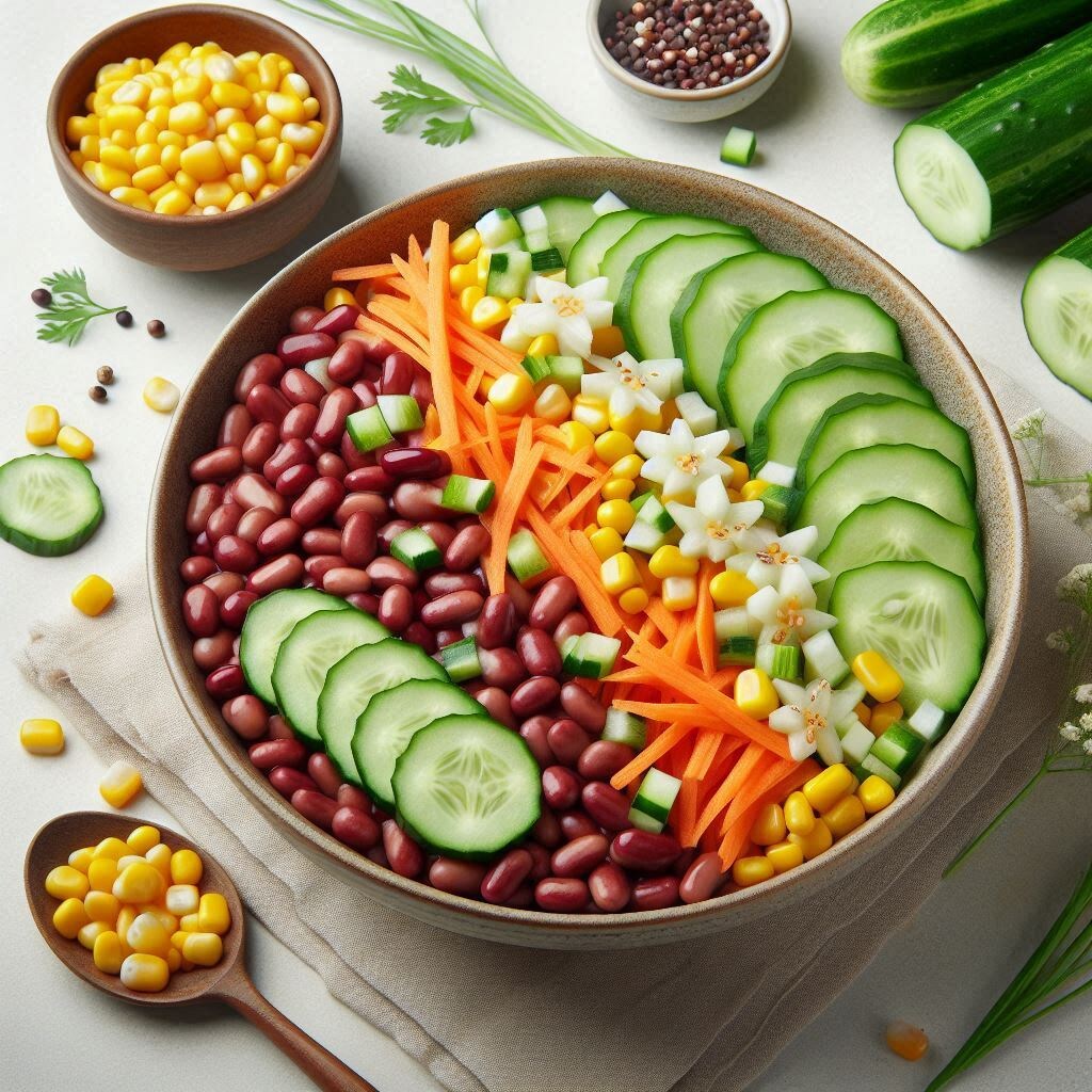 Салат с фасолью рецепт