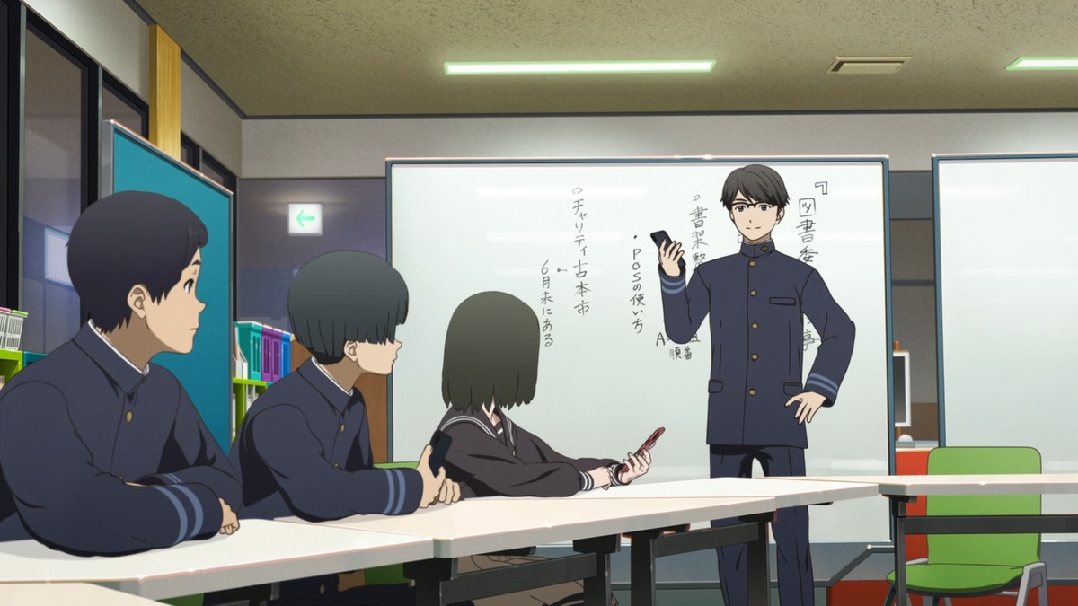 В Комитете Глава просит всех обменяться контактами для группы, чтобы обсуждать некоторые вопросы вне школы. Все ребята сразу же переслали данные в общий чат.