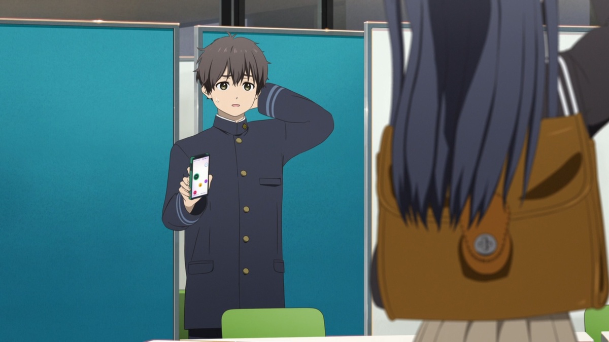 Но в помощь Катагаки дали другую девушку. Она сначала проигнорила всех, была отрешённой и немногословной, но Наоми всё же попросил её контакт для себя.