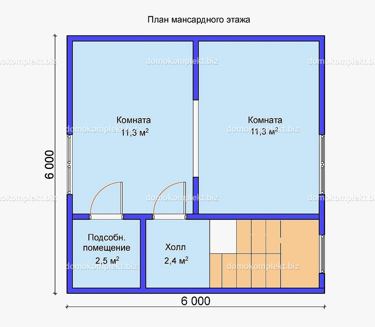 Планировка 2-го этажа