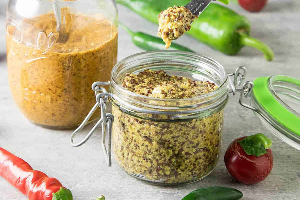 Зернистая горчица