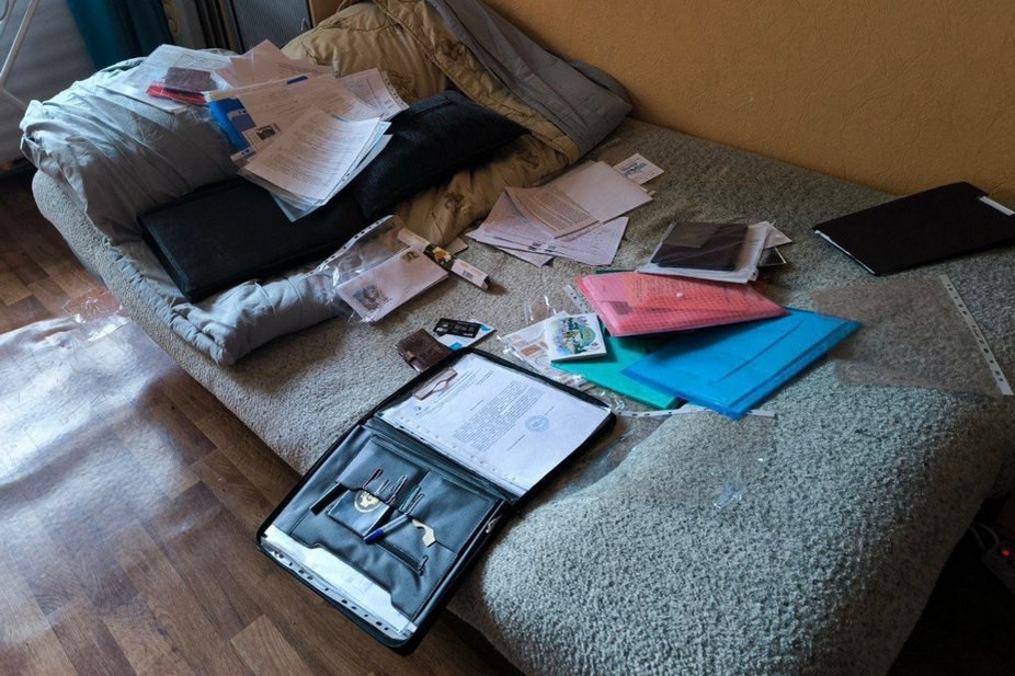 Обыск у лидерки движения «Диалог» Юлии Грековой. Фото: владимирское демократическое движение «Диалог»