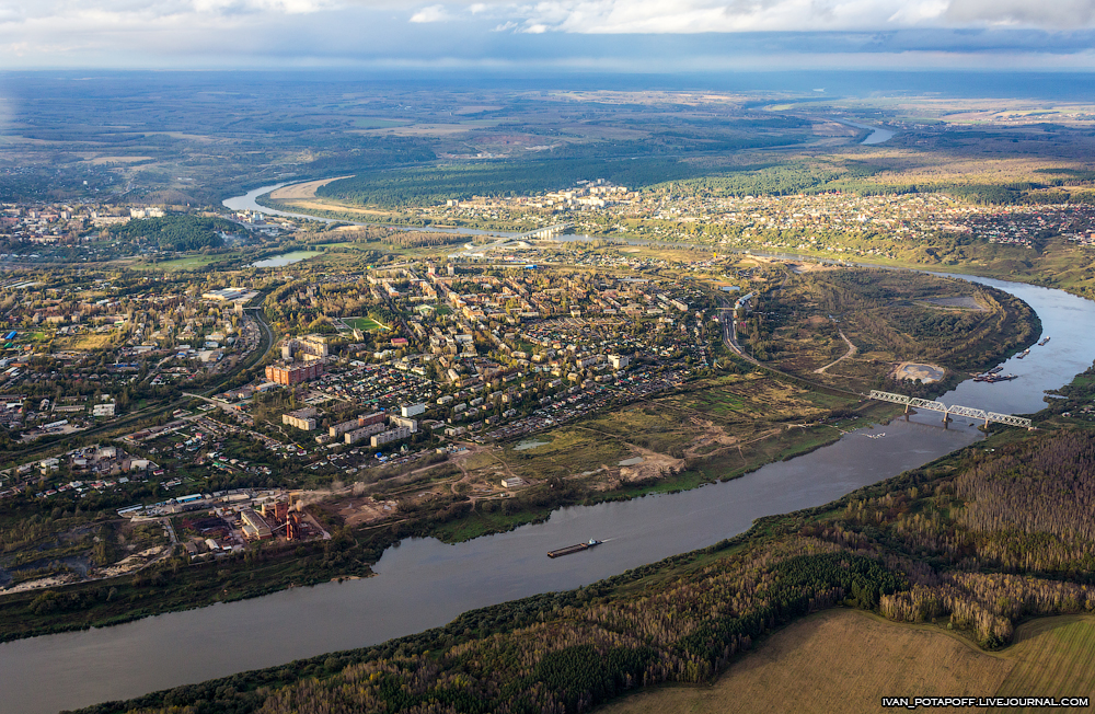 Неполная панорама города Алексина. Фото с интернета. 