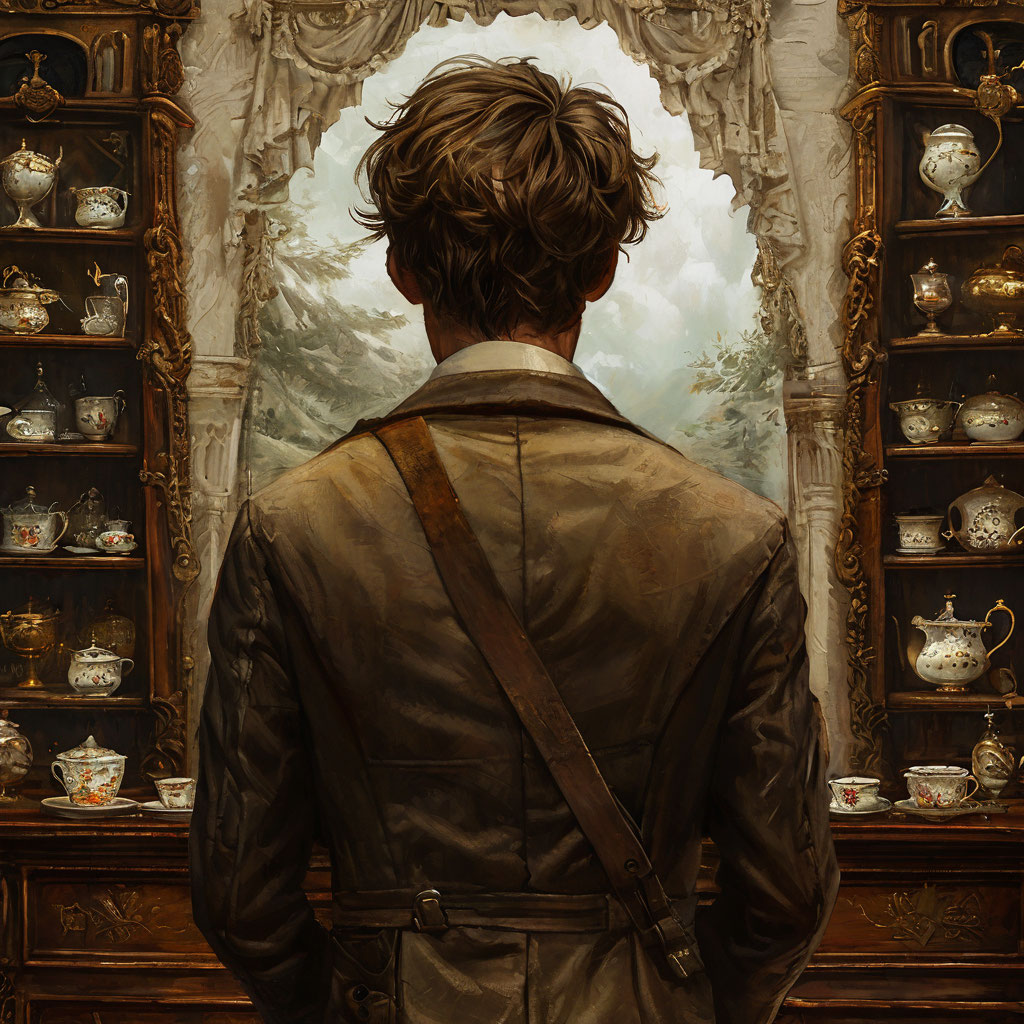 Виктор перед приемом гостей