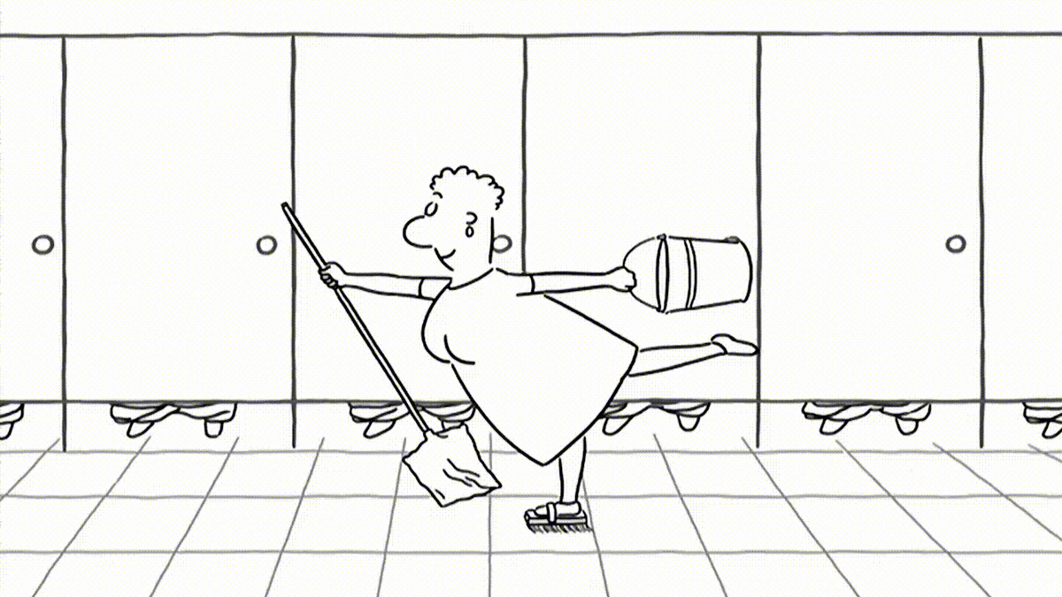 Кадры из анимационных фильмов Константина Бронзита