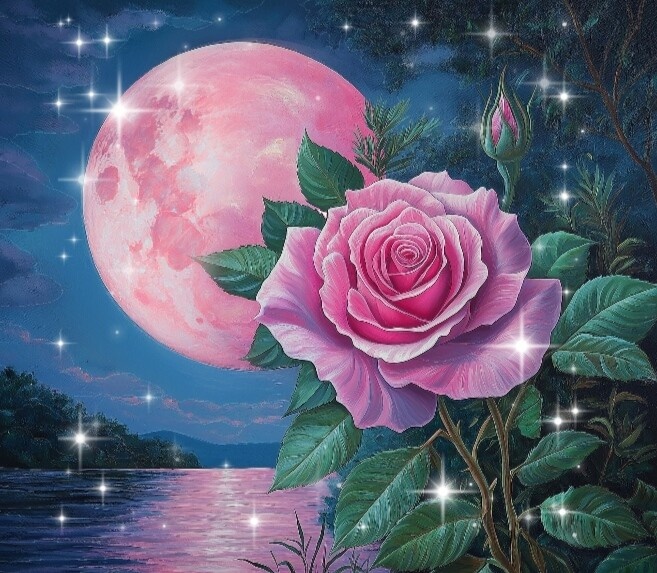 Ночная роза... Красиво