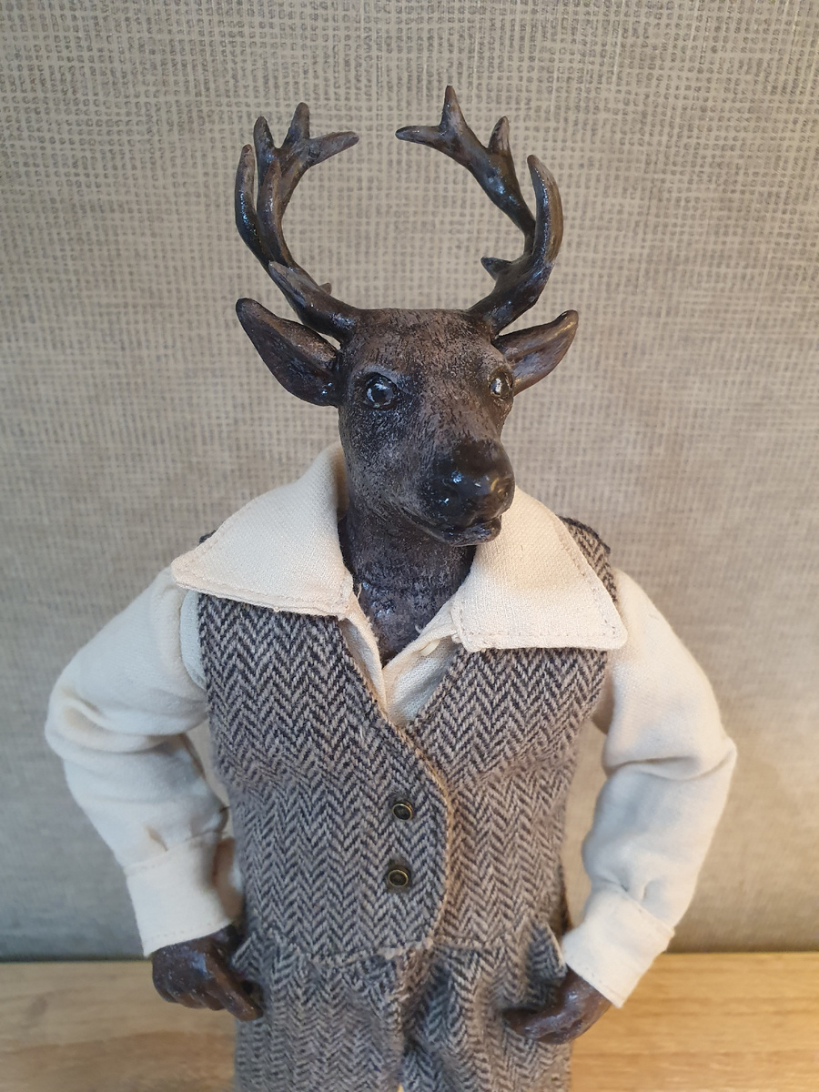 Авторская кукла олень Пафнутий 