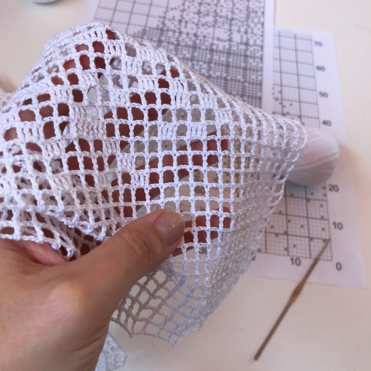 Филейное полотно