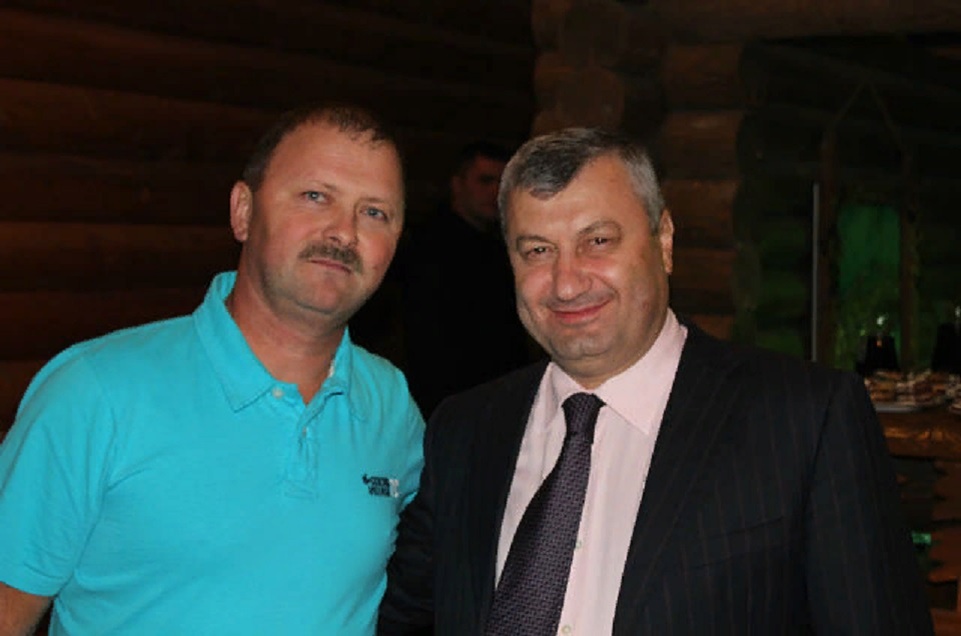 С президентом РЮО Эдуардом Джабеевичем Кокойты (Цхинвал, октябрь 2011 г.)