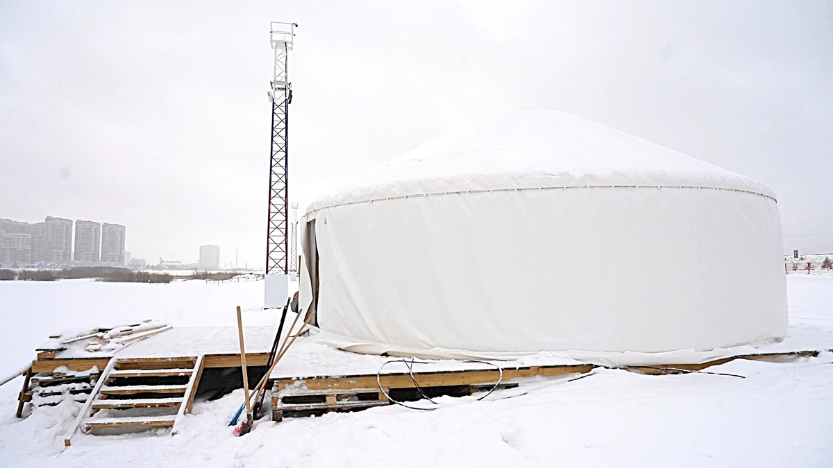    В Сургуте моржи установят «юрту закаливания»