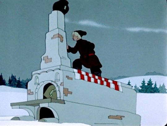 Фрагмент из мультфильма "По щучьему велению". Созданным в1984 году режиссёром Валерием Фоминым по сценарию Александра Тимофеевского.