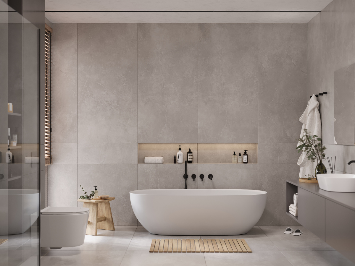 Отдельно стоящая акриловая ванна