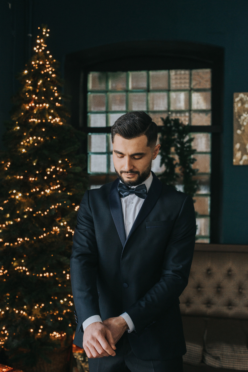 Мужской классический смокинг Mazaltovman 