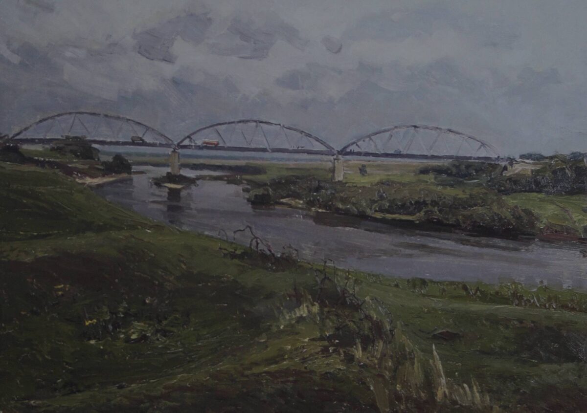 Владимир Лебедев. Старая оборона на реке Угре