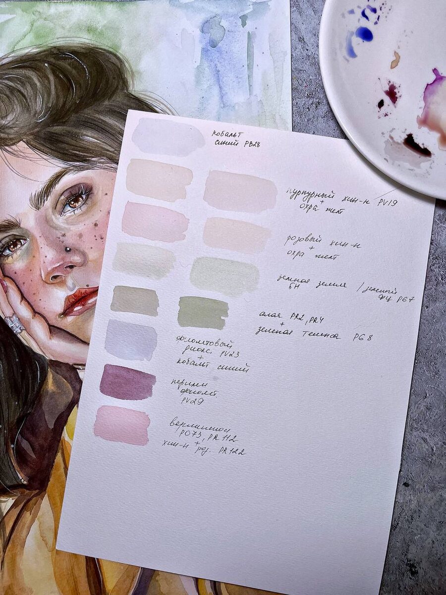 Выкраска замесов