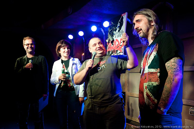 Afterparty после премьеры Тодда, 2012 г. Владислав Любый и Михаил Горшенев