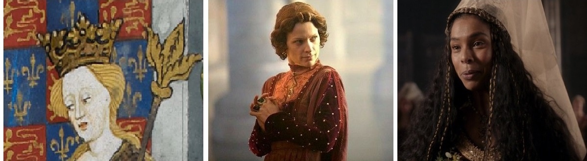 Какая разная Маргарита Анжуйская. Историческое изображение, сериал "Белая королева", сериал "Пустая корона"