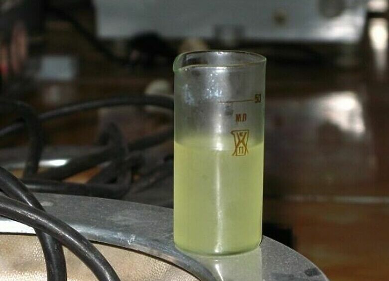 Первые признаки подмерзания дизельного топлива - помутнение