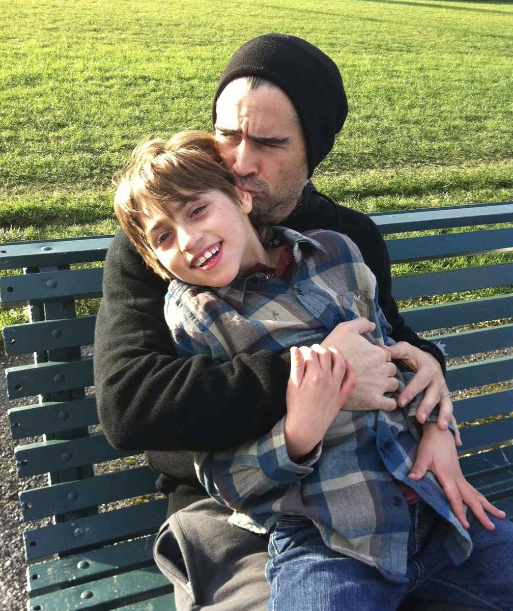 Колин Фаррелл и его сын Джеймс