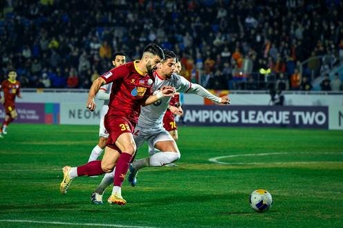 Фрагмент матча "Насаф" — "Аль-Кувейт". Фото пресс-службы "Насафа"