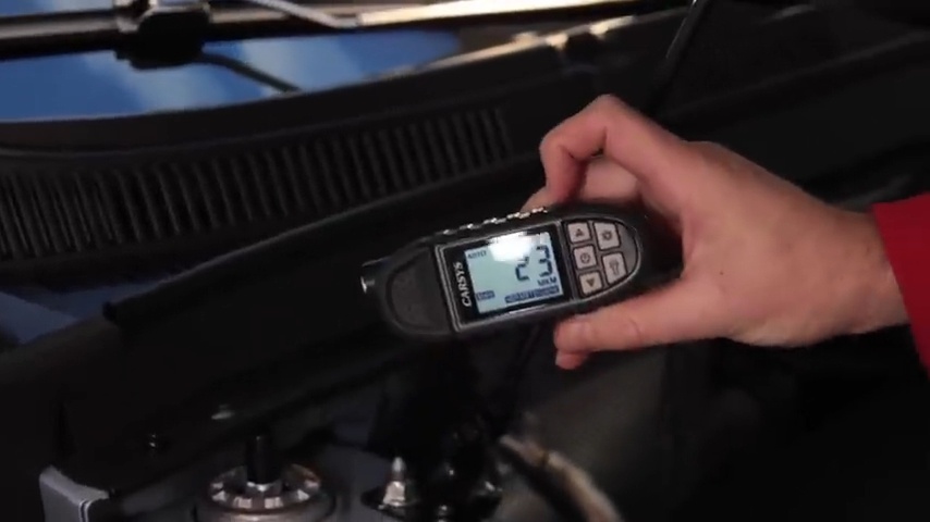 Тестер показал наличие слоя цинка на всех доступных для провреки деталях под капотом