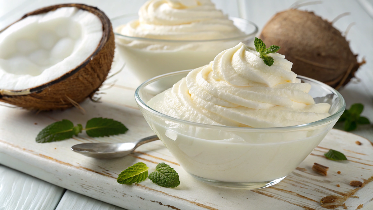 Воздушный мус из греческого йогурта