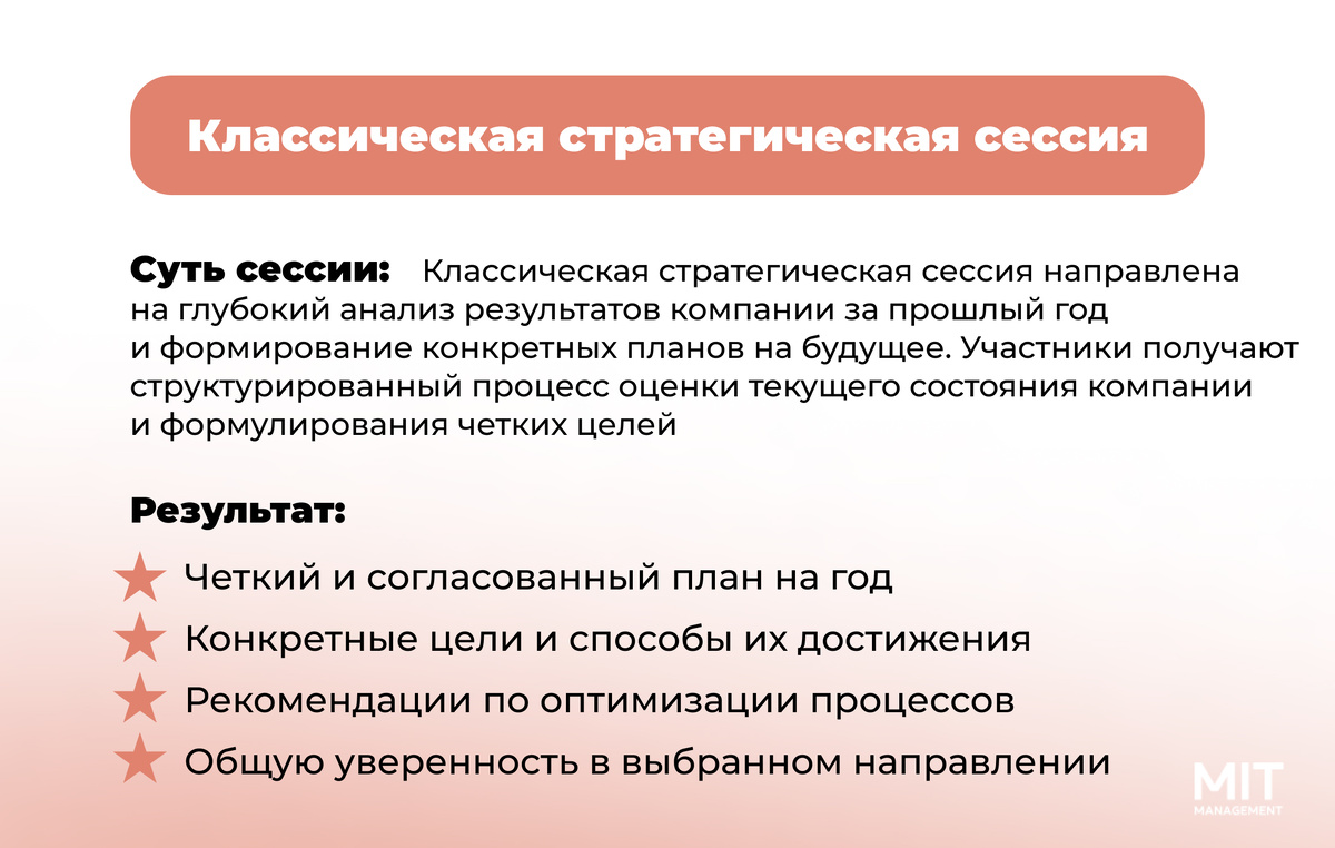 Классическая стратегическая сессия
