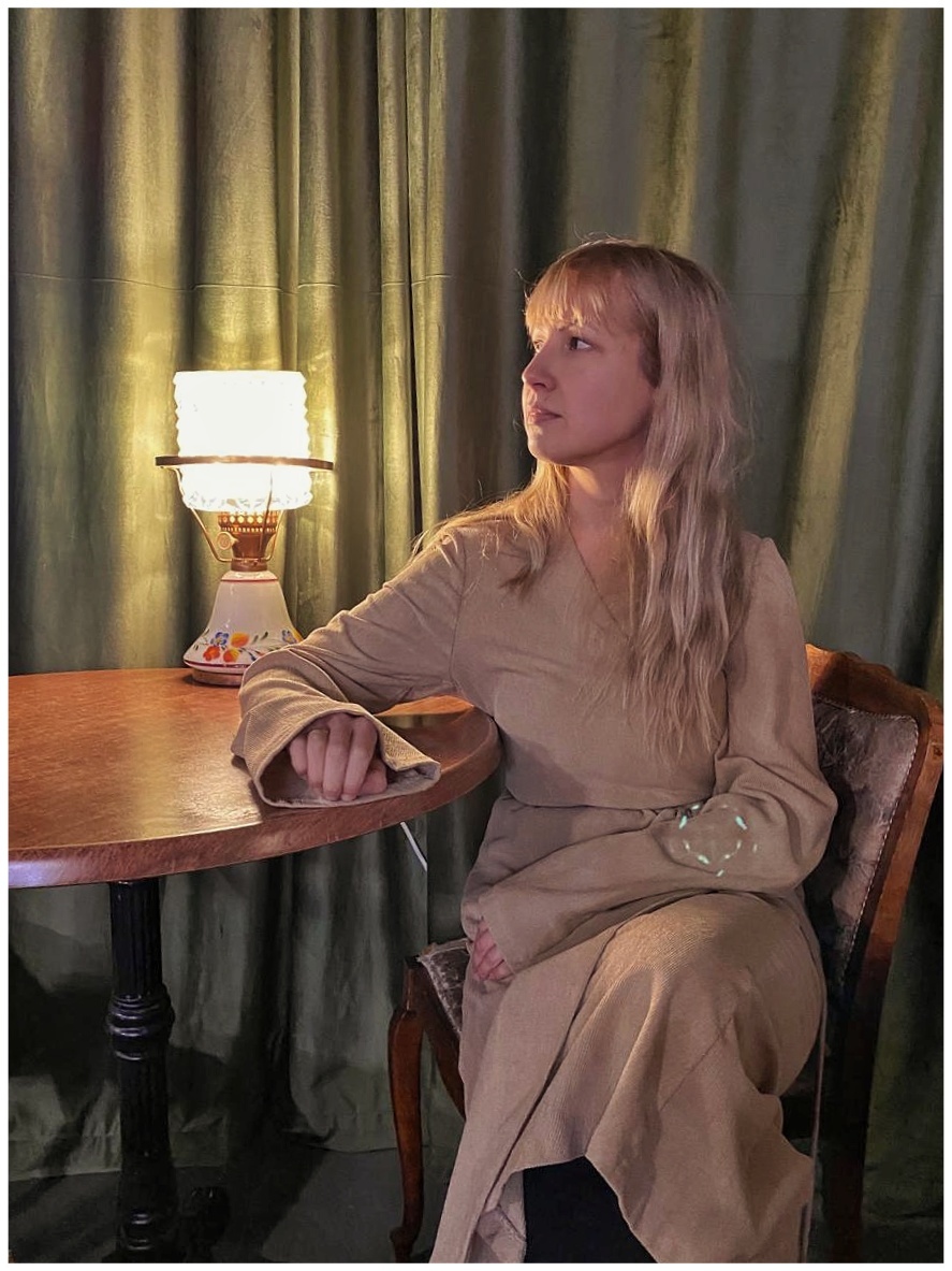 Платье с запахом из микровельвета Siammsiamm. Личная коллекция