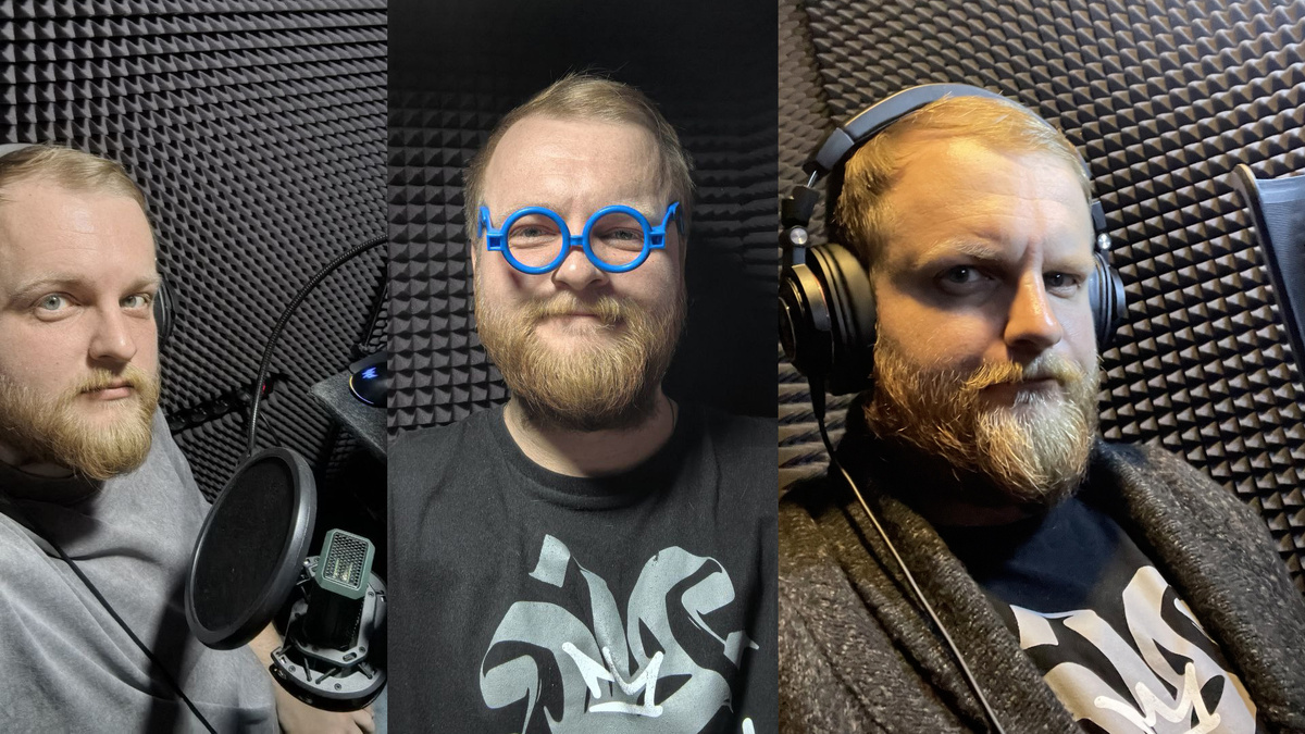 Мой собеседник Александр Жуков – профессиональный диктор