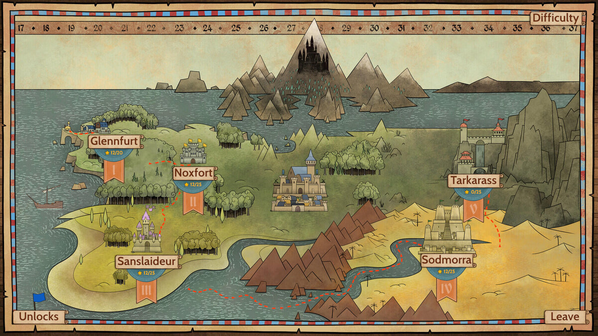    Галерея игры Touch Type Tale — Strategic Typing