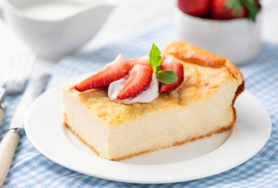    Творожная запеканка без муки и манки