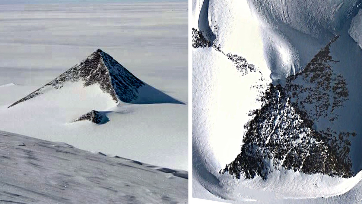 Пирамида обнаруженная в Антарктиде на массиве Винсона 
